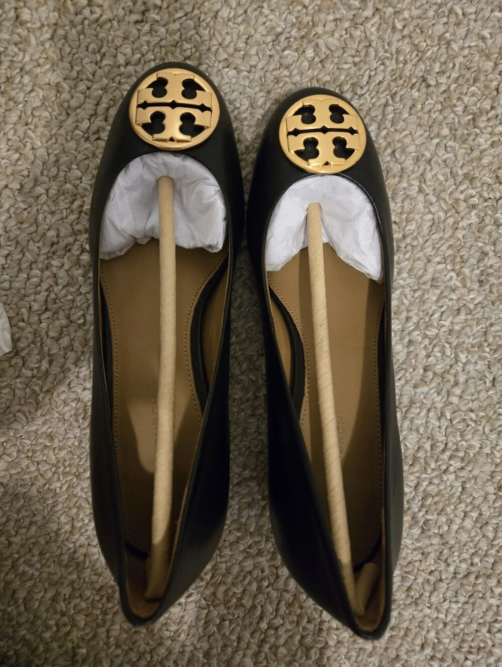 Tory Burch Black Heels